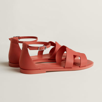  Hermes Santorini Sandal Rouge Tomette