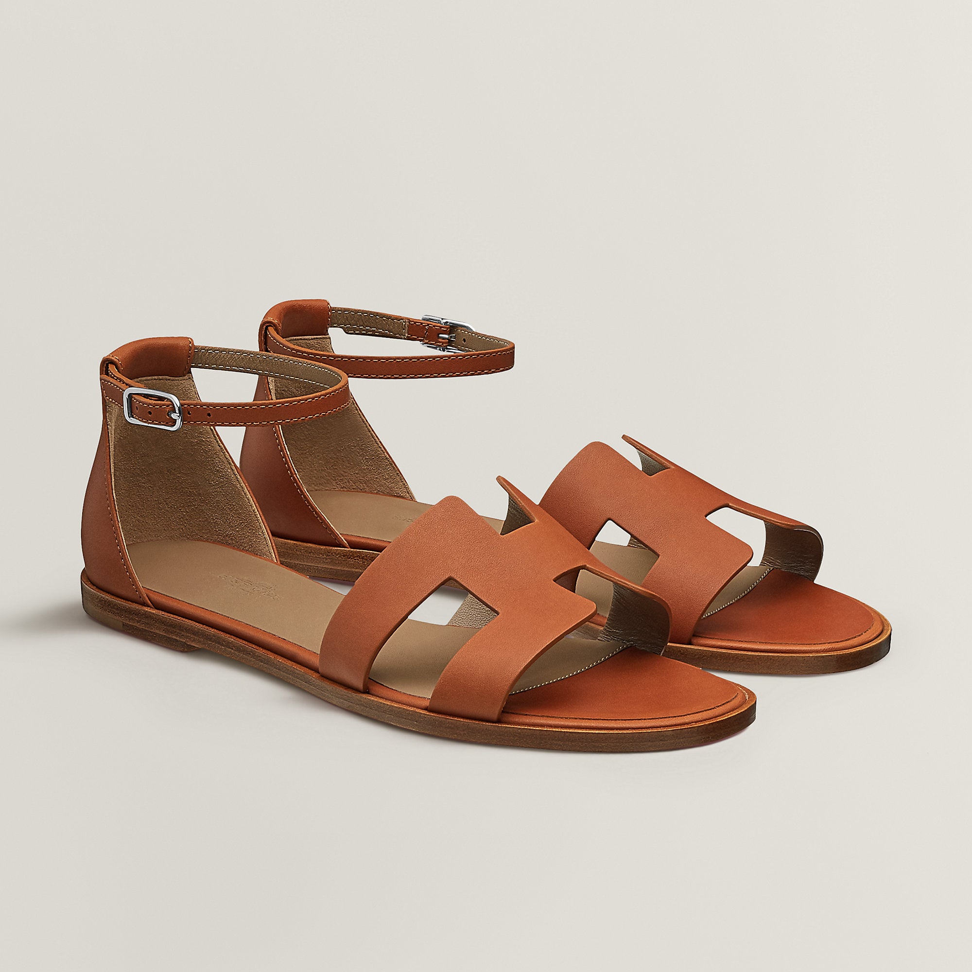  Hermes Santorini Sandal Naturel