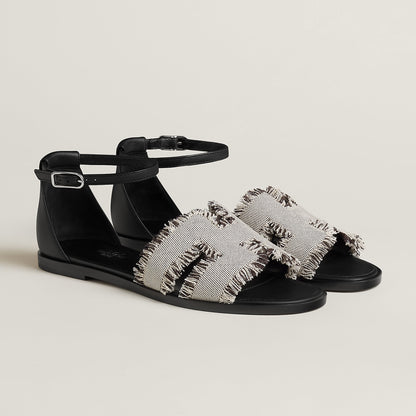  Hermes Santorini Sandal Prunoir