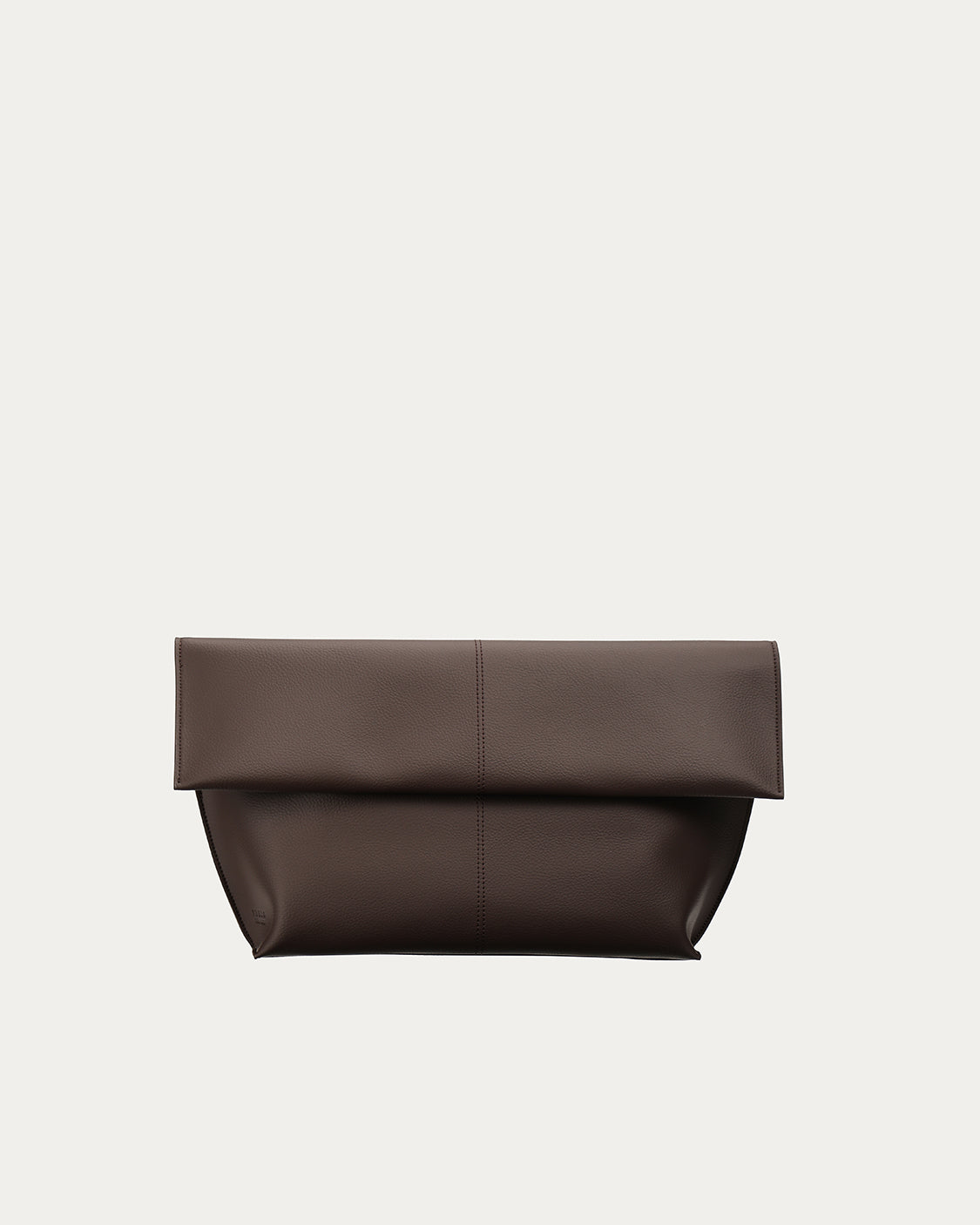 Freja Seamed Clutch Espresso