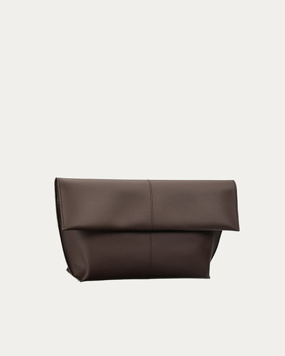 Freja Seamed Clutch Espresso