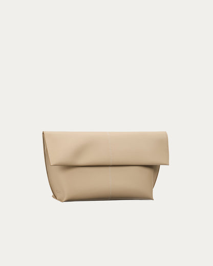 Freja Seamed Clutch Sand
