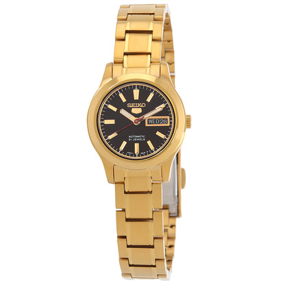 Seiko 5 Automatic Black Dial Women's Watch