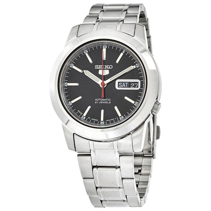 Seiko 5 Automatic Black Dial Mens Watch