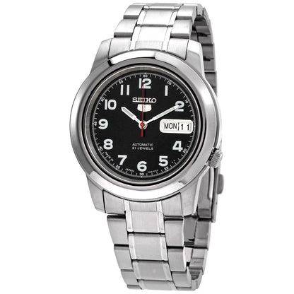 Seiko 5 Automatic Black Dial Mens Watch