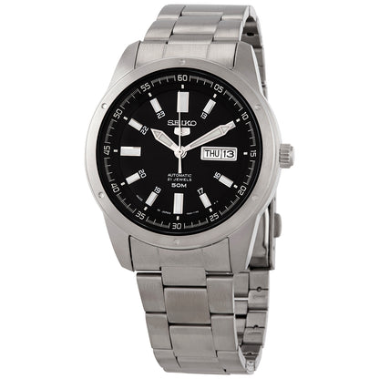 Seiko 5 Automatic Black Dial Mens Watch
