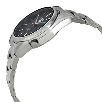 Seiko 5 Automatic Black Dial Stainless Steel Mens Watch