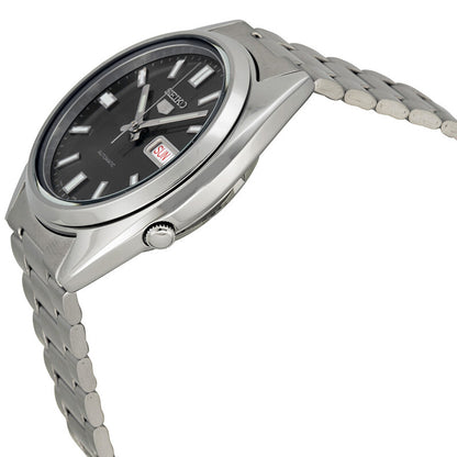 Seiko 5 Automatic Black Dial Stainless Steel Mens Watch