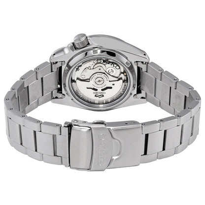 Seiko 5 Automatic Black Dial Stainless Steel Mens Watch