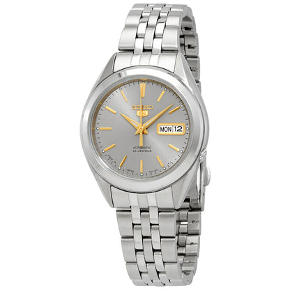 Seiko 5 Automatic Grey Dial Mens Watch