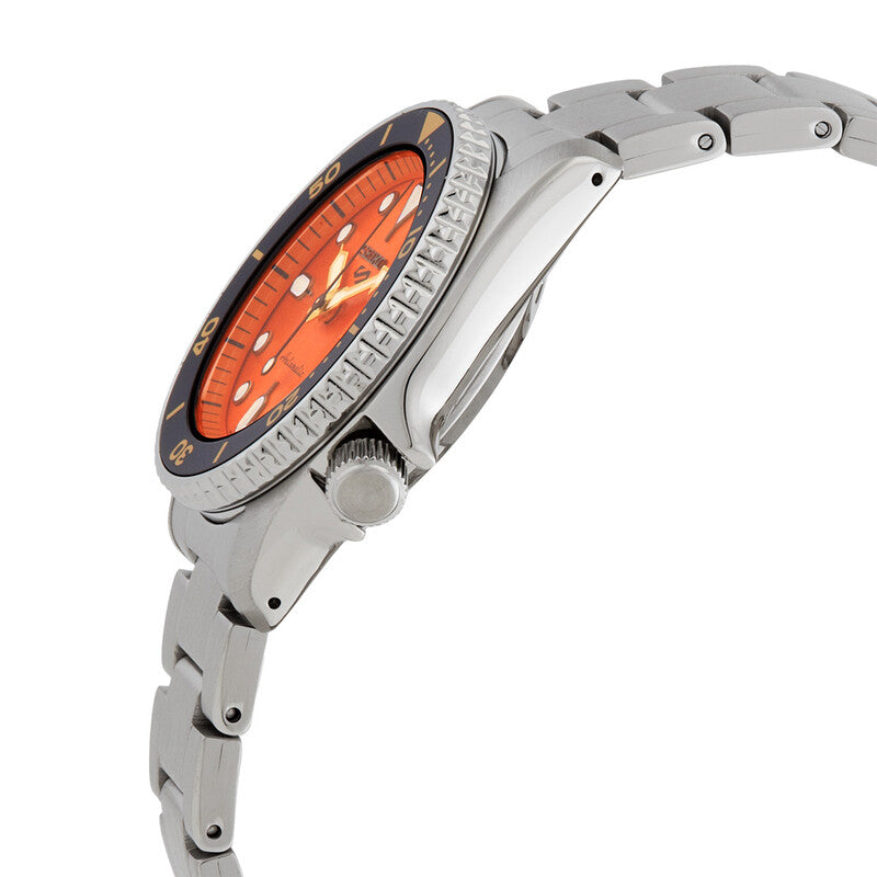 Seiko 5 Sports Automatic Orange Dial Mens Watch