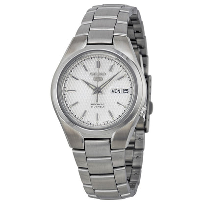 Seiko 5 Automatic Silver Dial Stainless Steel Mens Watch