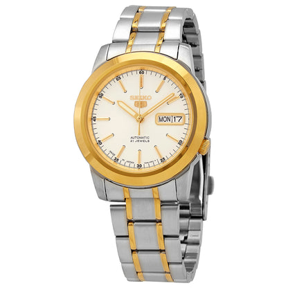Seiko 5 Automatic Silver Dial Mens Watch