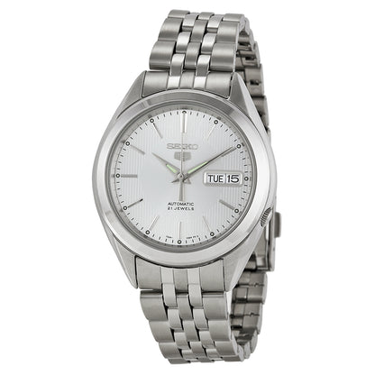 Seiko 5 Automatic Silver Dial Mens Watch