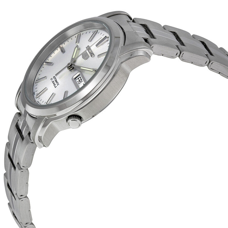 Seiko 5 Automatic Silver Dial Stainless Steel Mens Watch