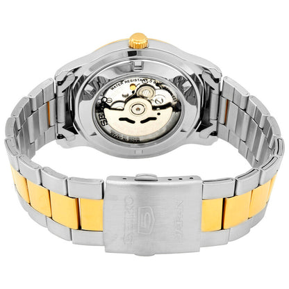 Seiko 5 Automatic Silver Dial Two-Tone Mens Watch