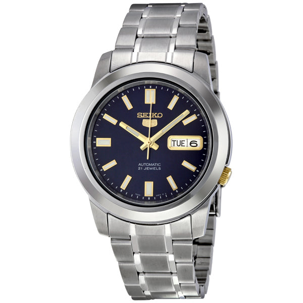 Seiko 5 Automatic Stainless Steel Blue Dial Mens Watch