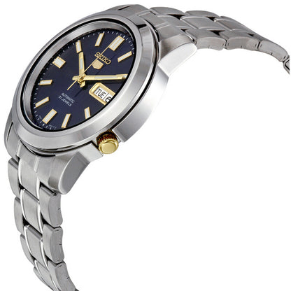 Seiko 5 Automatic Stainless Steel Blue Dial Mens Watch