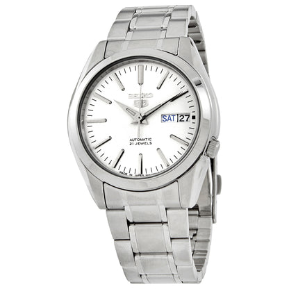 Seiko 5 Automatic White Dial Mens Watch