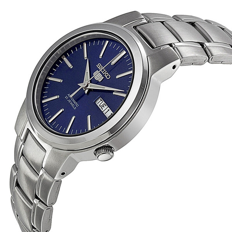 Seiko Series 5 Automatic Blue Dial Mens Watch