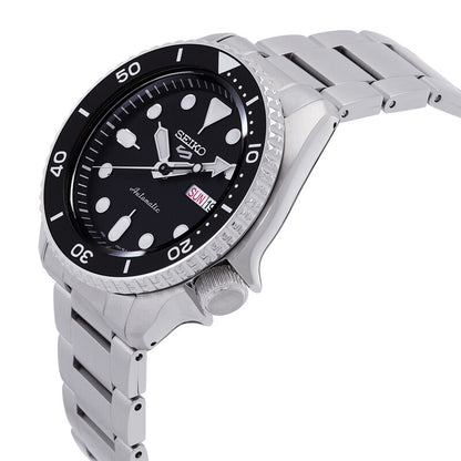 Seiko 5 Sports Automatic Black Dial Mens Watch