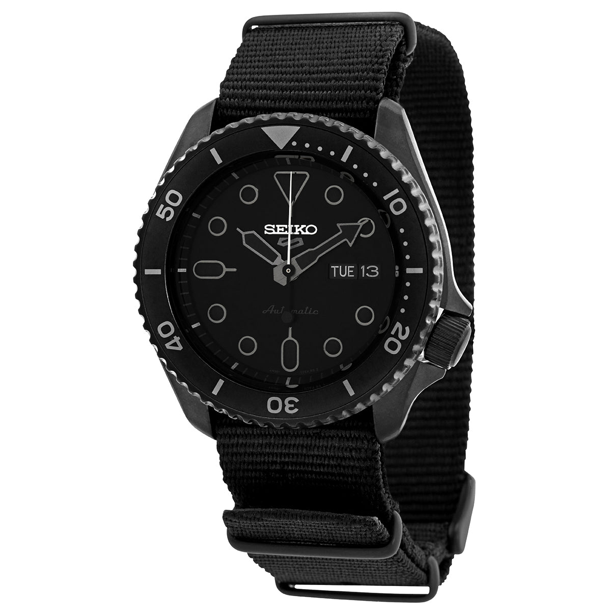 Seiko 5 Sports Automatic Black Dial Mens Watch