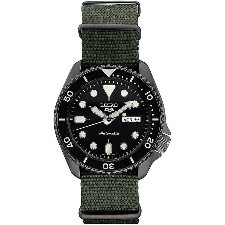 Seiko 5 Sports Automatic Black Dial Mens Watch