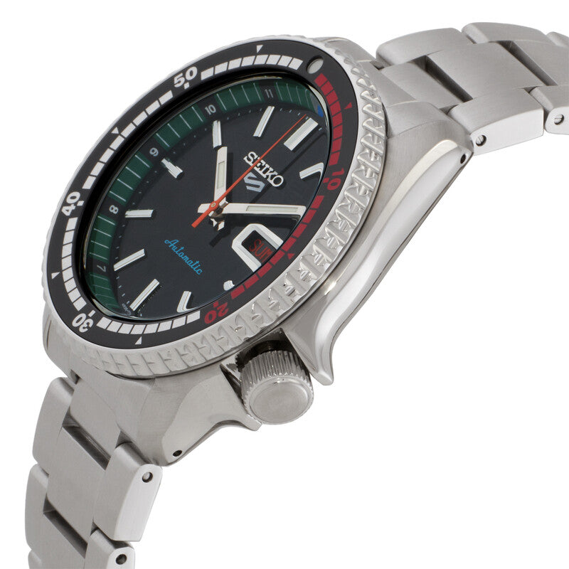 Seiko 5 Sports Automatic Black Dial Mens Watch