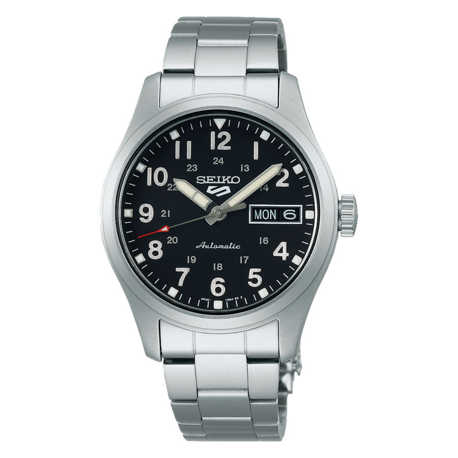 Seiko 5 Sports Automatic Black Dial Unisex Watch