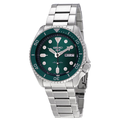 Seiko 5 Sports Automatic Green Dial Mens Watch