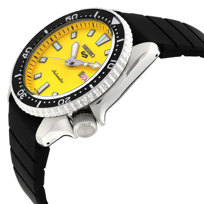 Seiko 5 Sports Automatic Yellow Dial Mens Watch