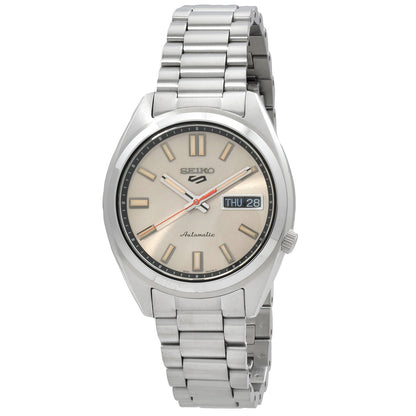 Seiko 5 Sports Snxs Automatic Ivory Dial Mens Watch