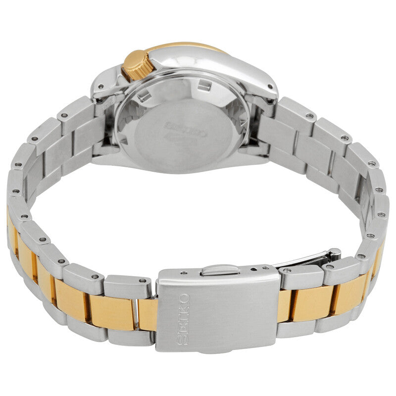 Seiko 5 Sports White Dial Two-Tone Women's Watch