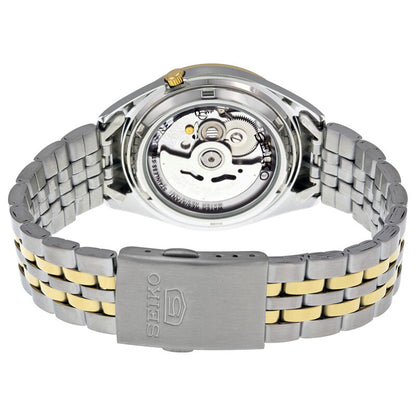 Seiko 5 Vintage Automatic White Dial Two-Tone Mens Watch