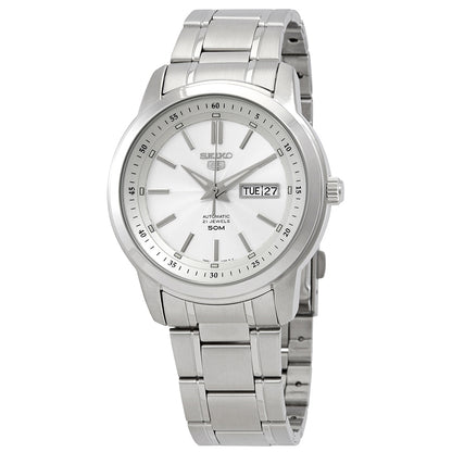 Seiko 5 Automatic White Dial Mens Watch