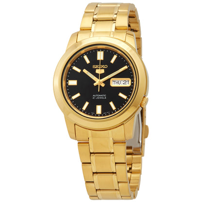 Seiko Automatic Black Dial Mens Watch