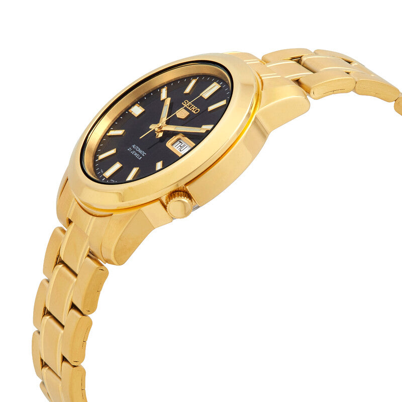 Seiko Automatic Black Dial Mens Watch