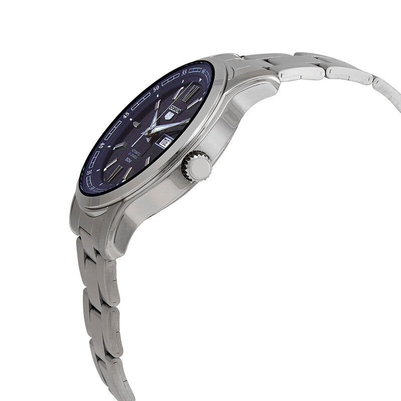Seiko Automatic Blue Dial Stainless Steel Mens Watch