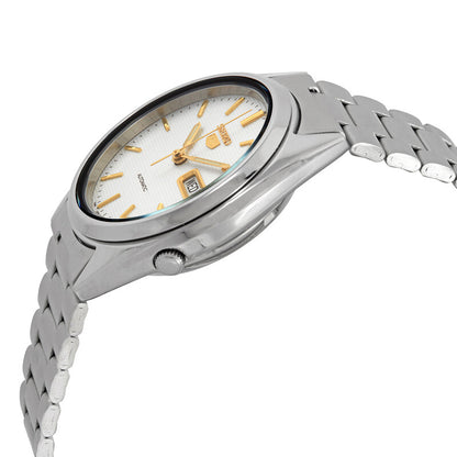 Seiko Automatic White Dial Mens Watch