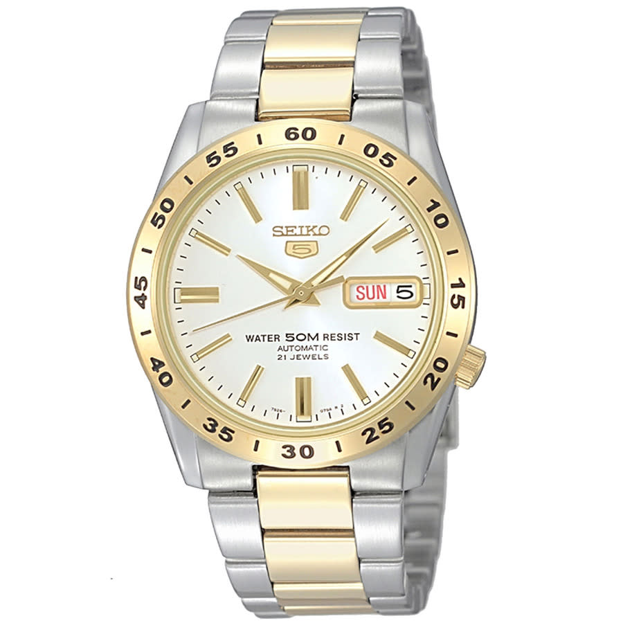 Seiko Classic Automatic White Dial Mens Watch