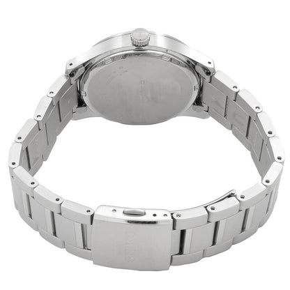 Seiko Classic Quartz Black Dial Mens Watch
