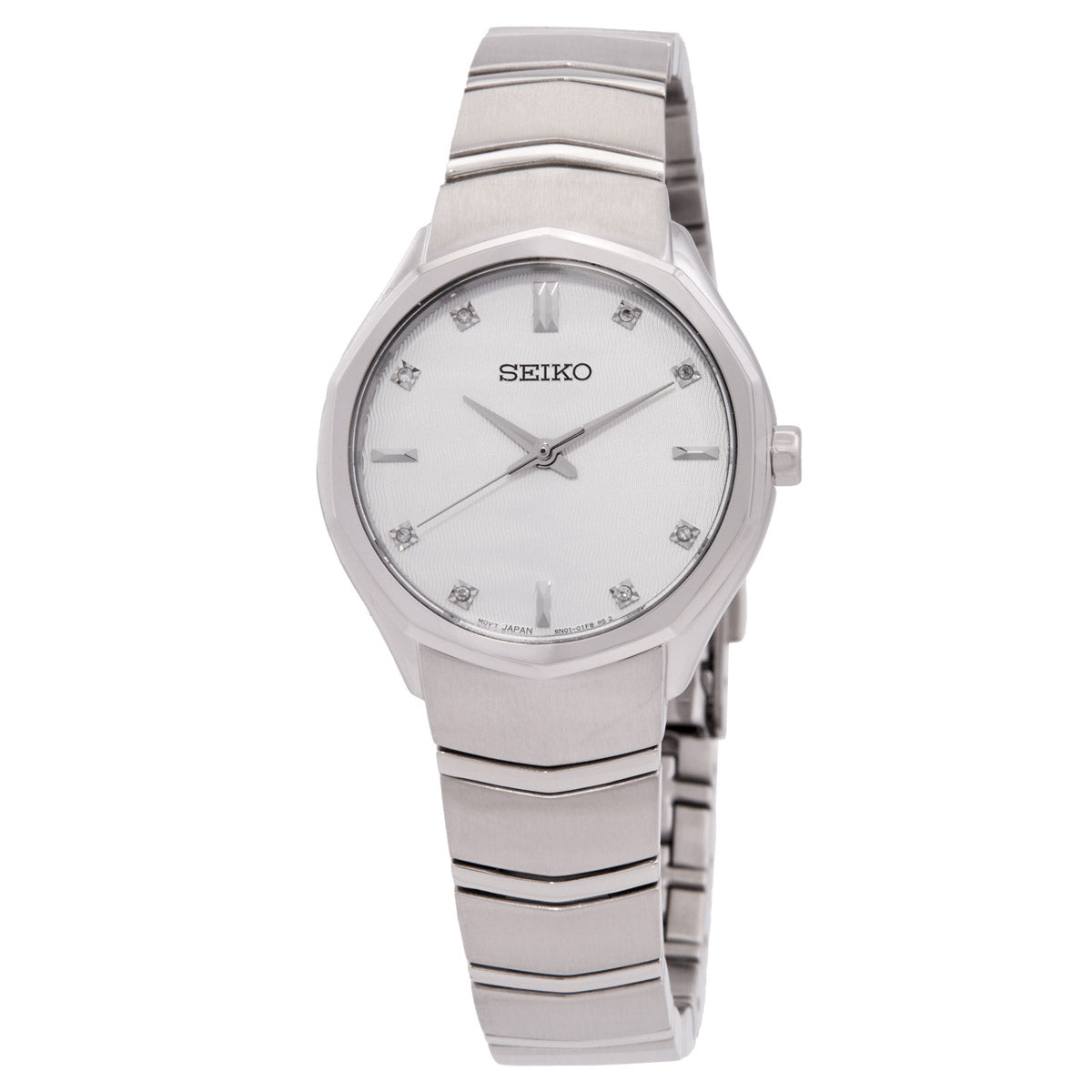 Seiko Classic Quartz Crystal White Dial Women's Watch