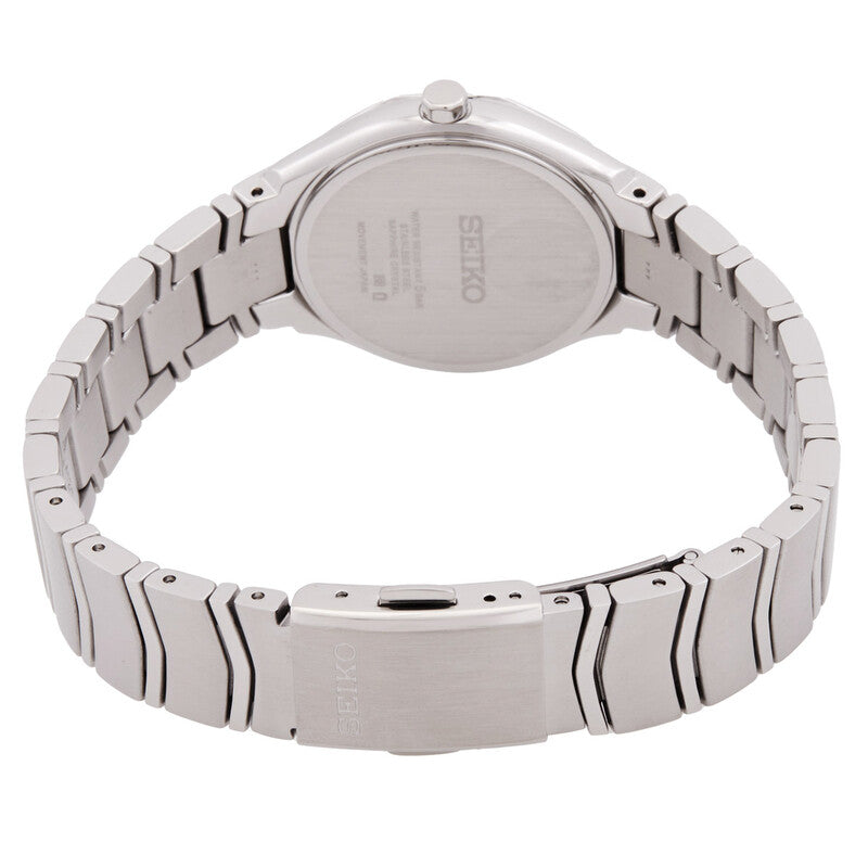 Seiko Classic Quartz Crystal White Dial Women's Watch