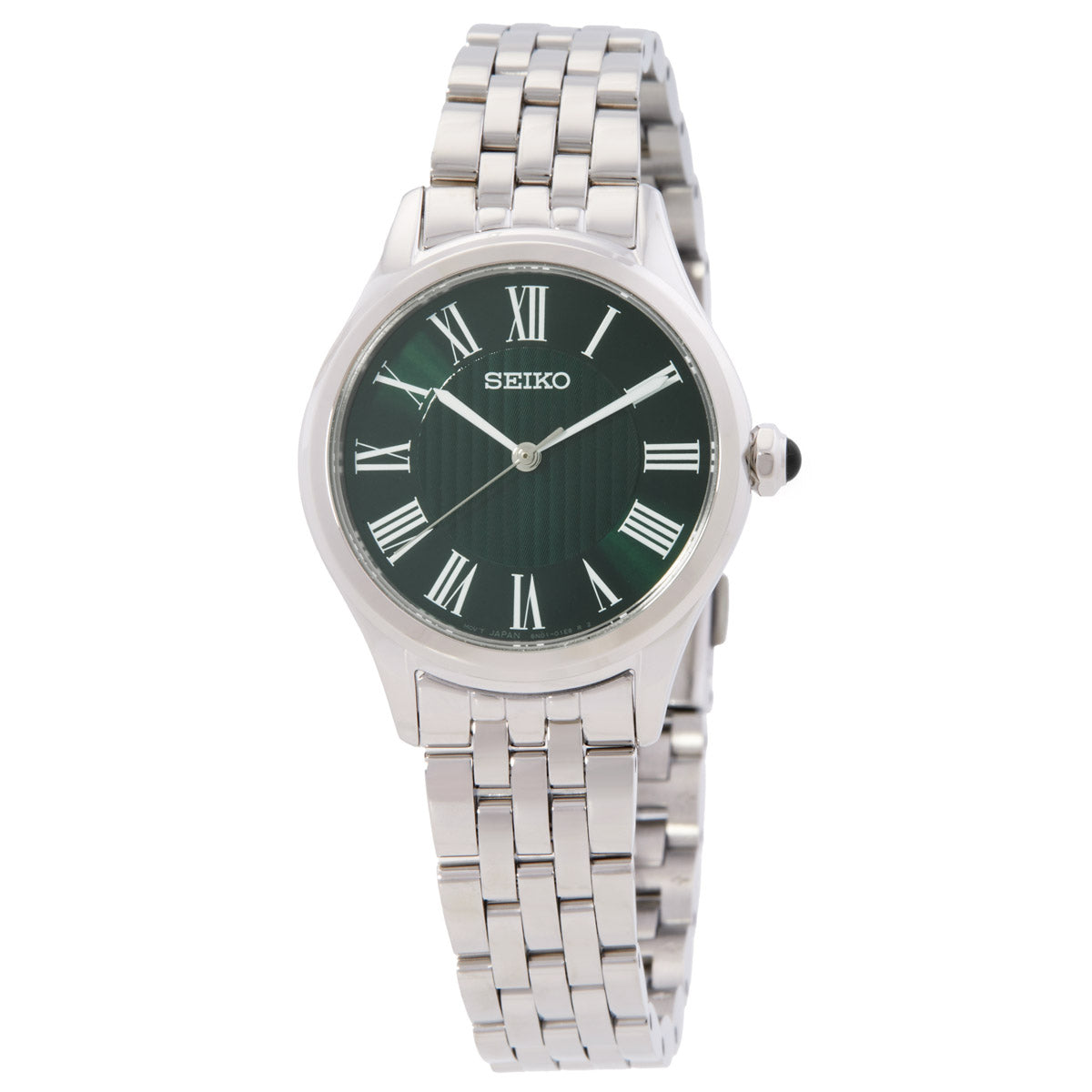 Seiko Classic Quartz Green Dial Women's Watch