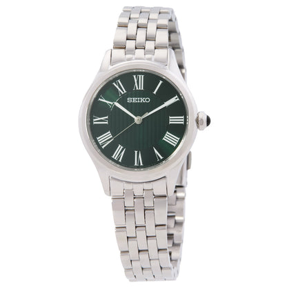 Seiko Classic Quartz Green Dial Women's Watch