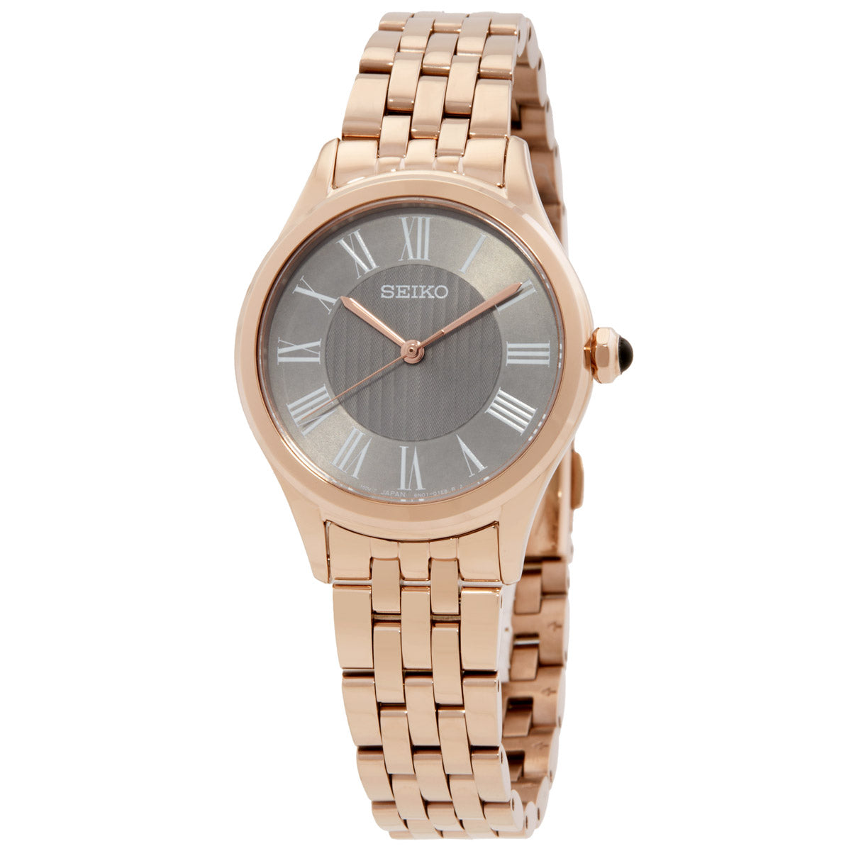 Seiko Classic Quartz Grey Dial Women's Watch
