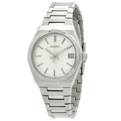 Seiko Classic Quartz White Dial Women's Watch