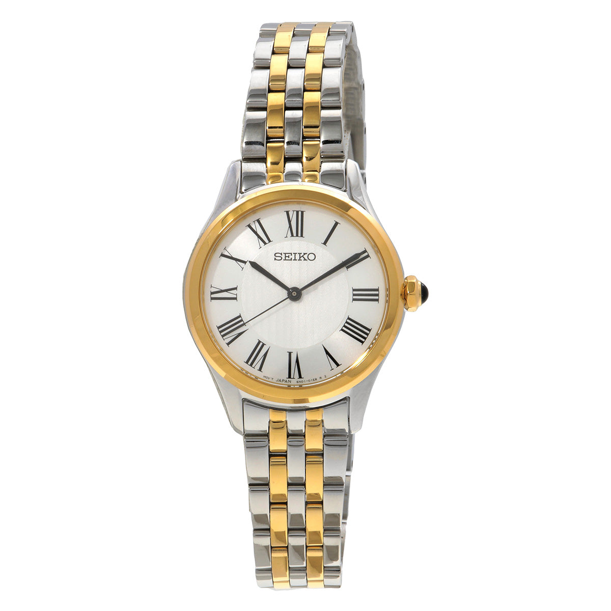 Seiko Classic Quartz White Dial Women's Watch