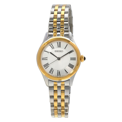 Seiko Classic Quartz White Dial Women's Watch