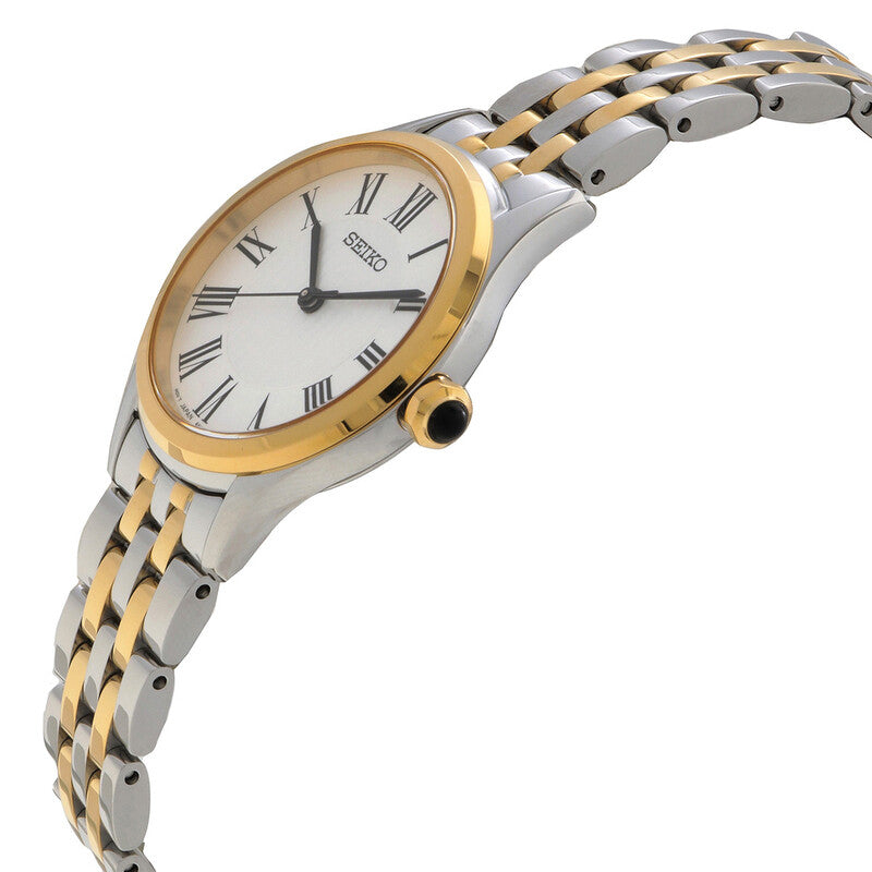 Seiko Classic Quartz White Dial Women's Watch